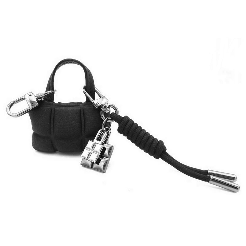 Bag Charms - Cube LUCIDO Nero