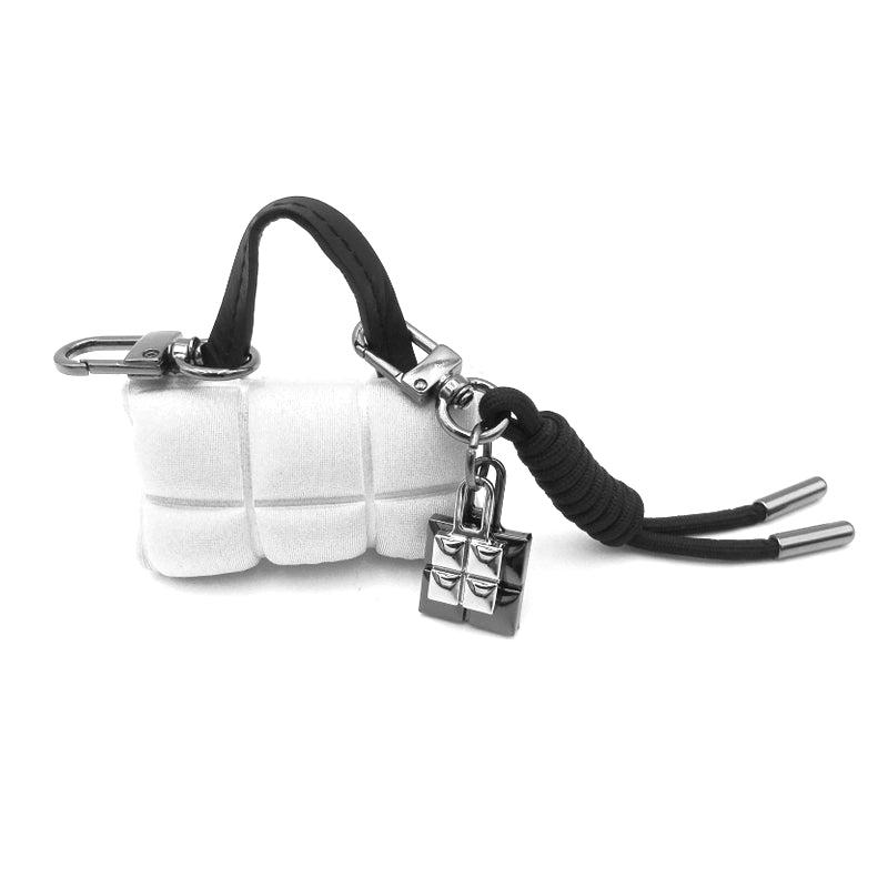 Bag Charms - Cube LUCIDO Argento