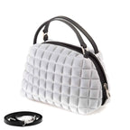 BPrime-Copenaghen-borsa-donna-tessuto-3D-Cube-ARGENTO-2