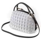 BPrime-Copenaghen-borsa-donna-tessuto-3D-Cube-ARGENTO-4