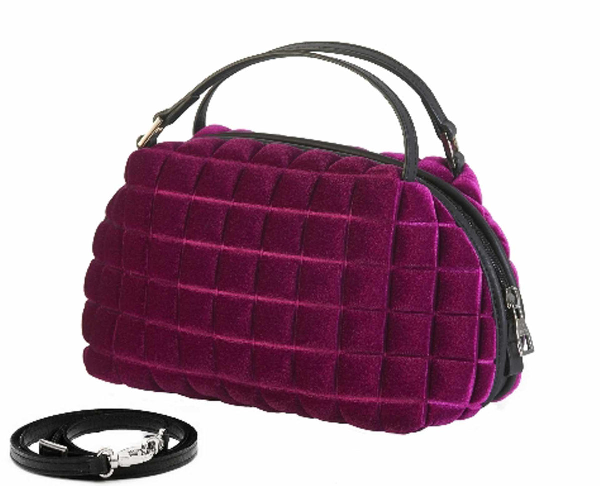BPrime-Copenaghen-borsa-donna-tessuto-3D-Cube-VELLUTO-DAMA-3