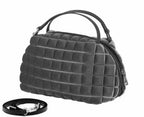 BPrime-Copenaghen-borsa-donna-tessuto-3D-Cube-VELLUTO-FUMO-3