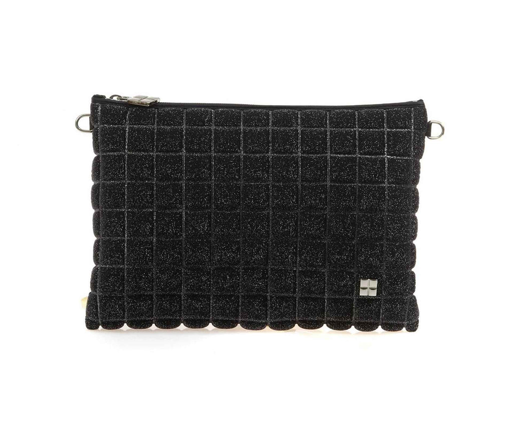 BPrime-Lisbona-borsa-donna-tessuto-3D-Cube-Tessuto-LUREX-Cube-NERO-1