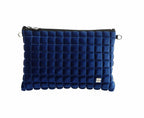 BPrime-Lisbona-borsa-donna-tessuto-3D-Cube-VELLUTO-Cube-BLUE-1