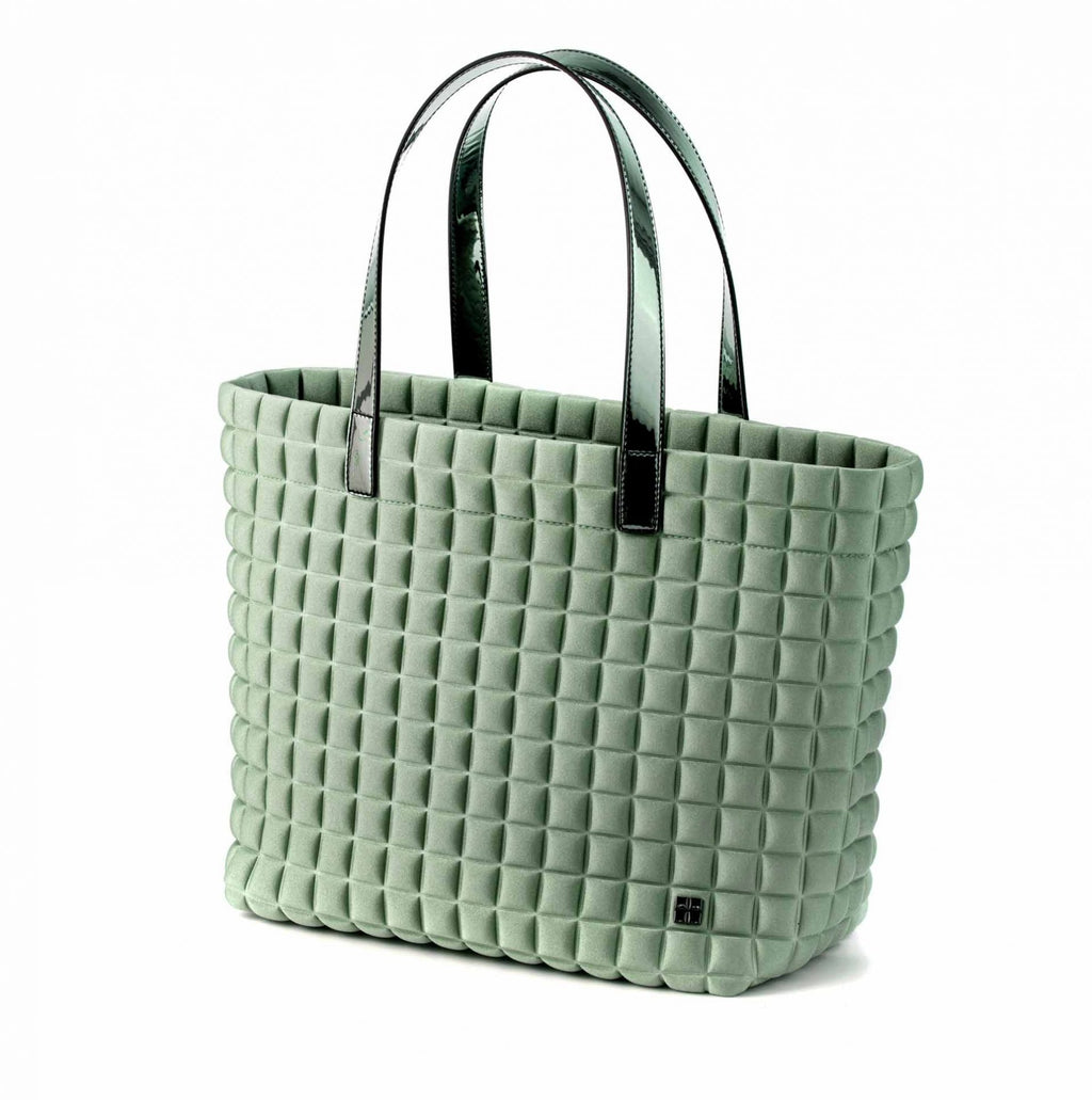 Bprime-Milano-Lami-borsa-donna-tessuto-3D-Tessuto-ARMY-2