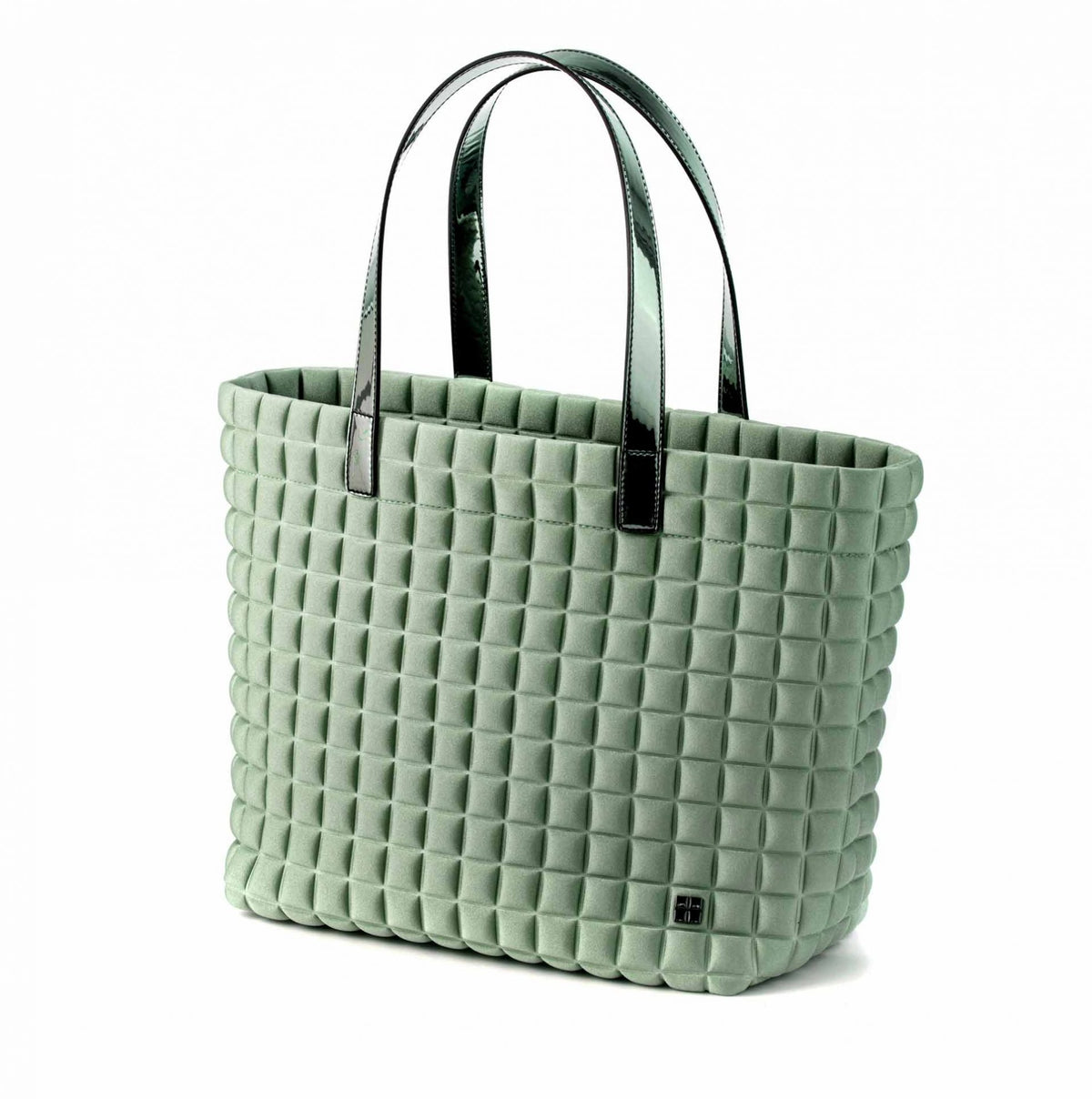 Bprime-Milano-Lami-borsa-donna-tessuto-3D-Tessuto-ARMY-2