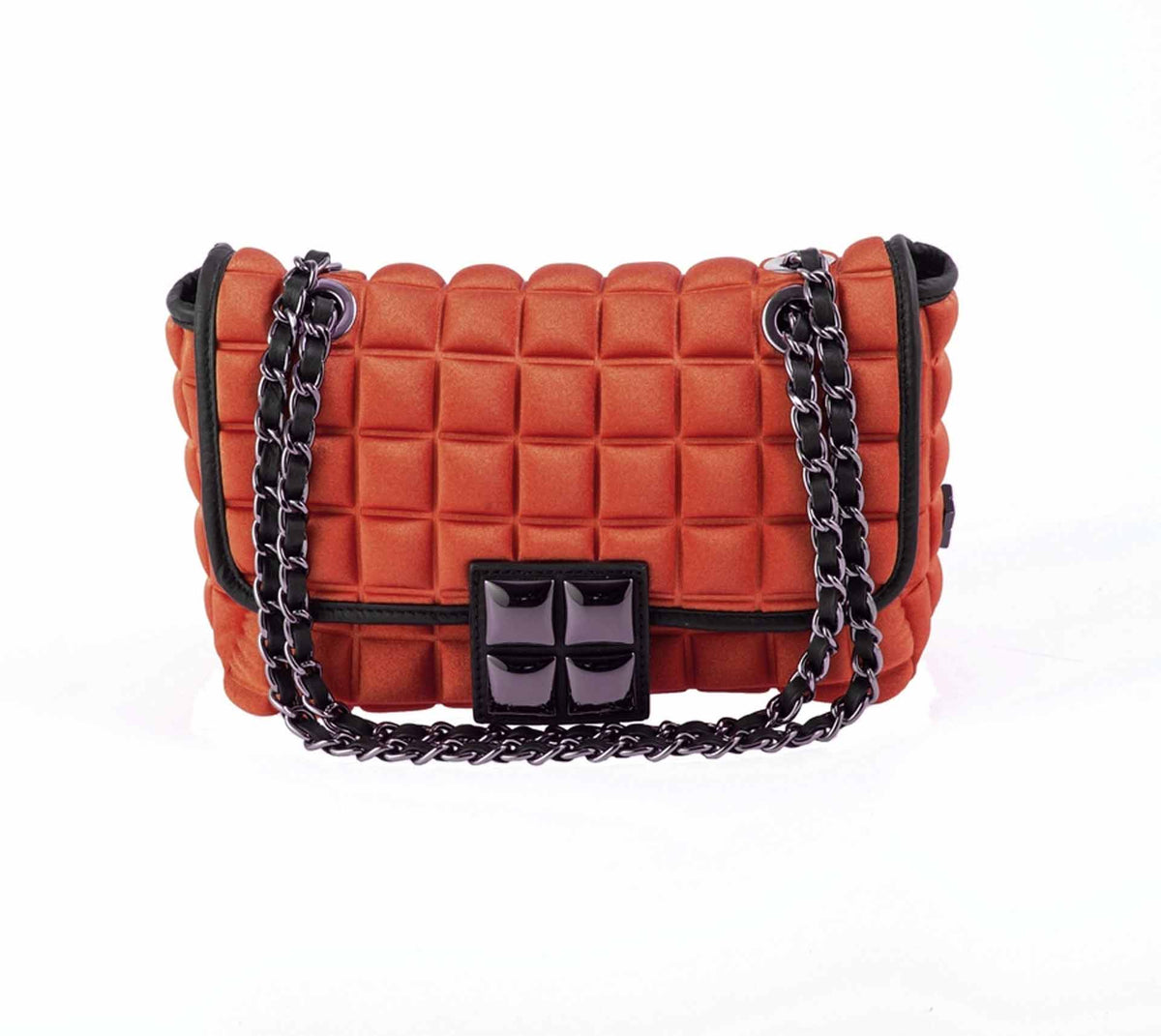 Bprime-Parigi-small-borsa-donna-tessuto-3D-CUBE-DATTERO-1