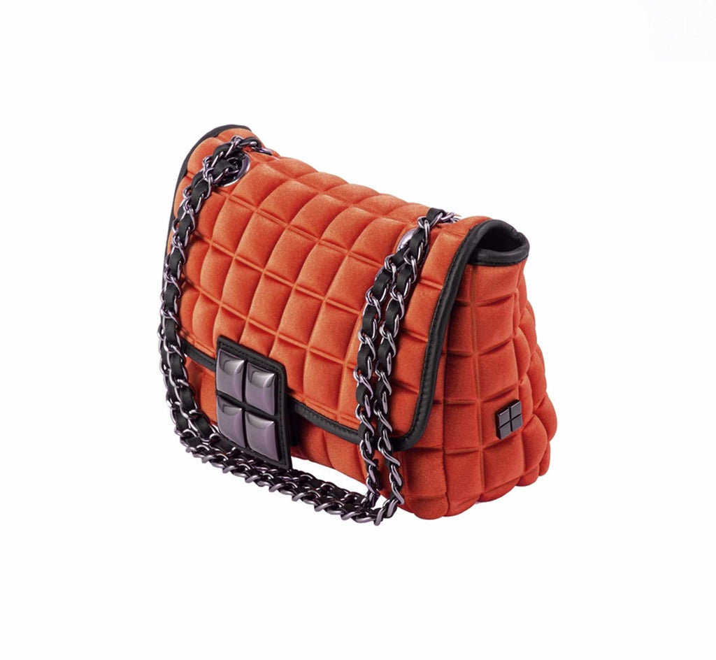 Bprime-Parigi-small-borsa-donna-tessuto-3D-CUBE-DATTERO-2