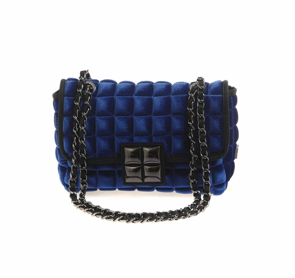 Parigi small - Cube VELLUTO Bleu