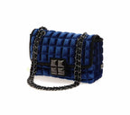 Bprime-Parigi-small-borsa-donna-tessuto-3D-VELLUTO-BLEU-2a