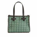 Bprime-Tokyo-medium-borsa-shopping-donna-tessuto-3D-CUBE-ARMY-1