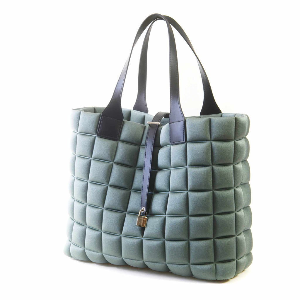 Bprime-bags-Miami-50-big-borsa-donna-tessuto-3d-cube-army_side-2