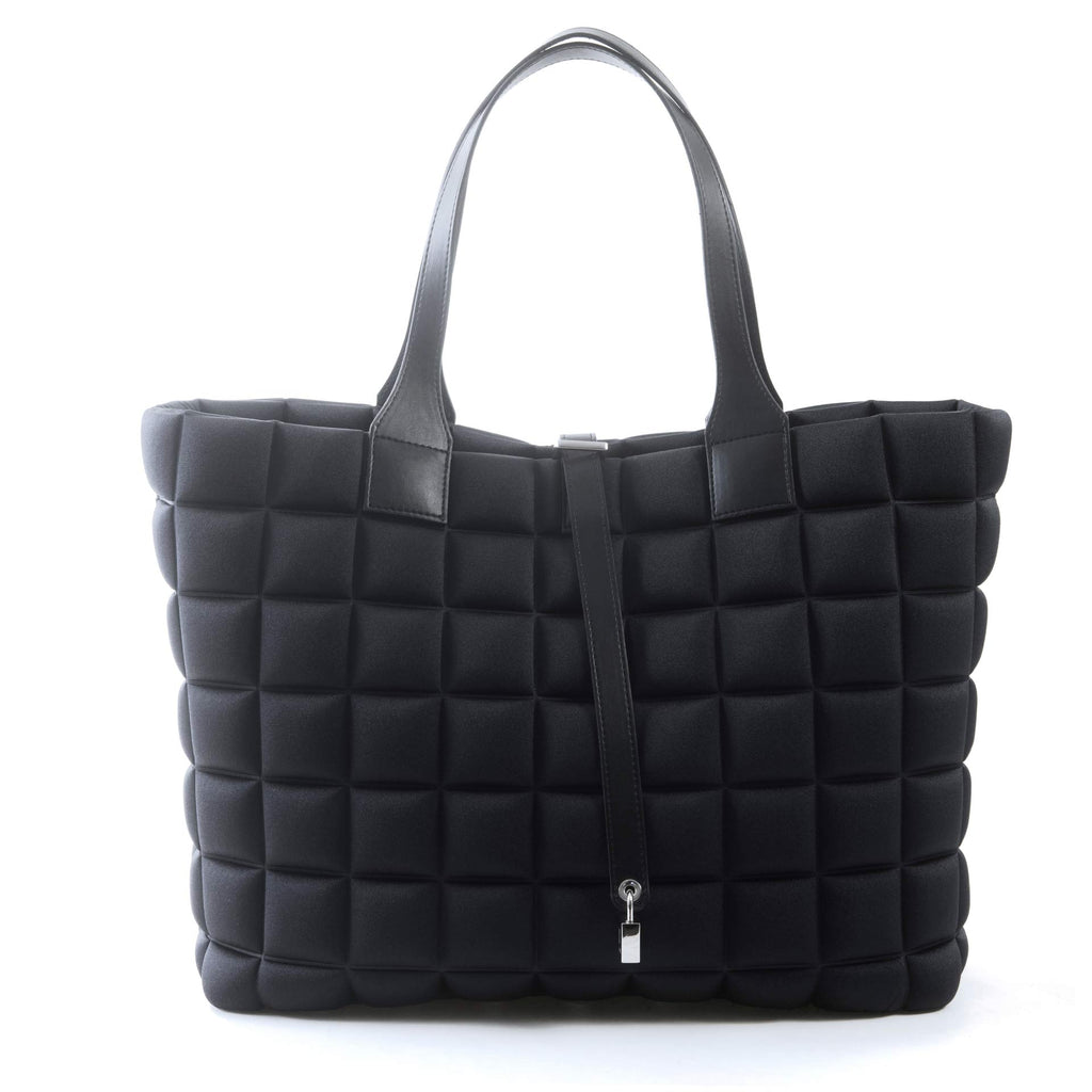Bprime-bags-Miami-50-big-borsa-donna-tessuto-3d-cube-nero_front