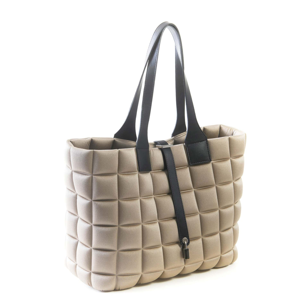Bprime-bags-Miami-50-medium-borsa-donna-tessuto-3d-cube-toffee_side-1