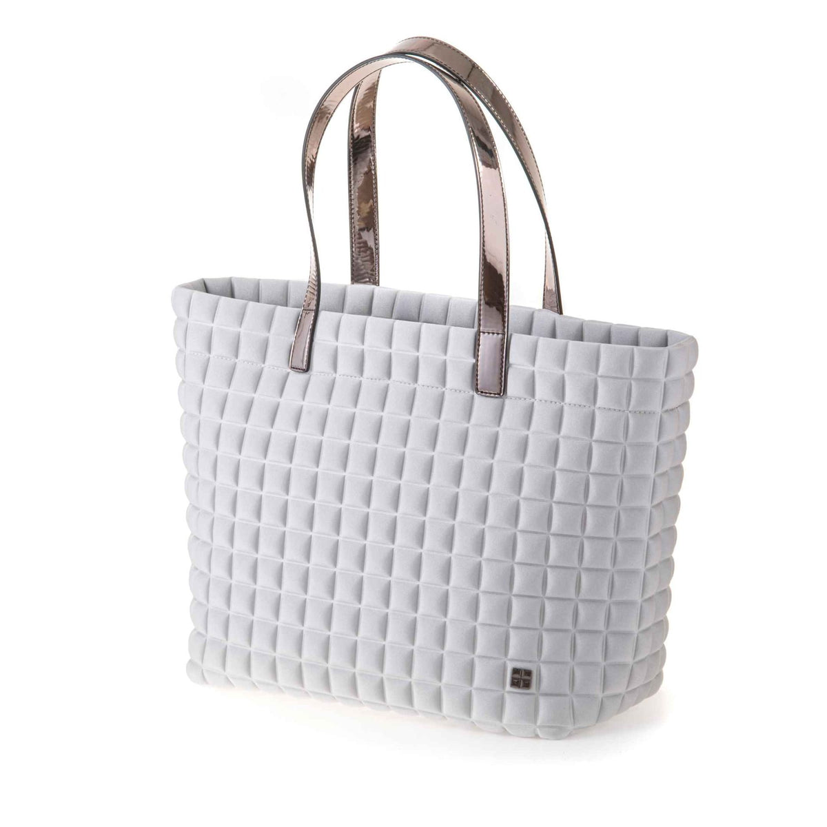 MEDIUM-LAMI Tessuto CUBE ARGENTO 2