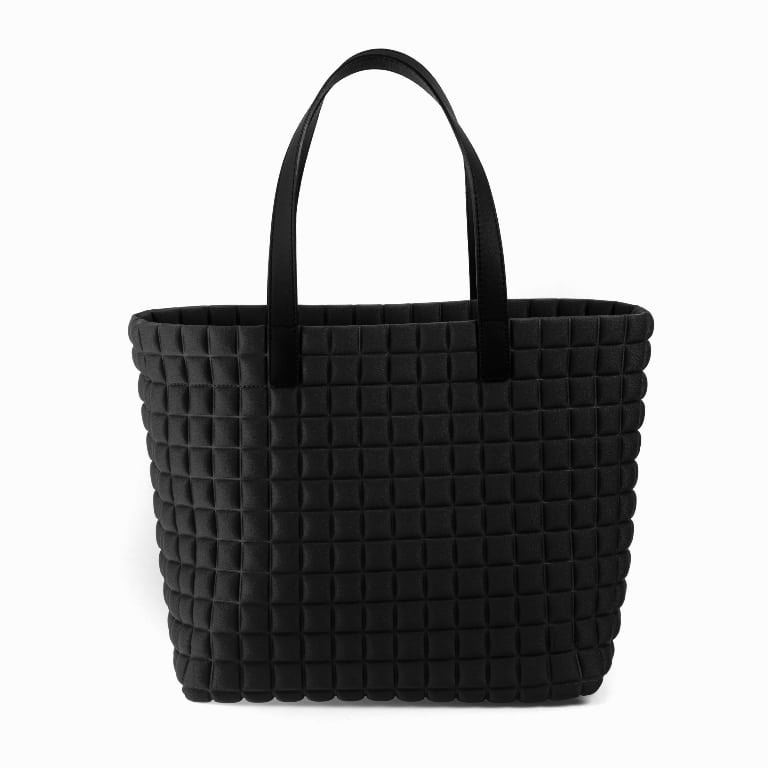MEDIUM Tessuto CUBE NERO LUCIDO 1