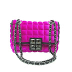 Parigi small - Cube VELLUTO Fuxia