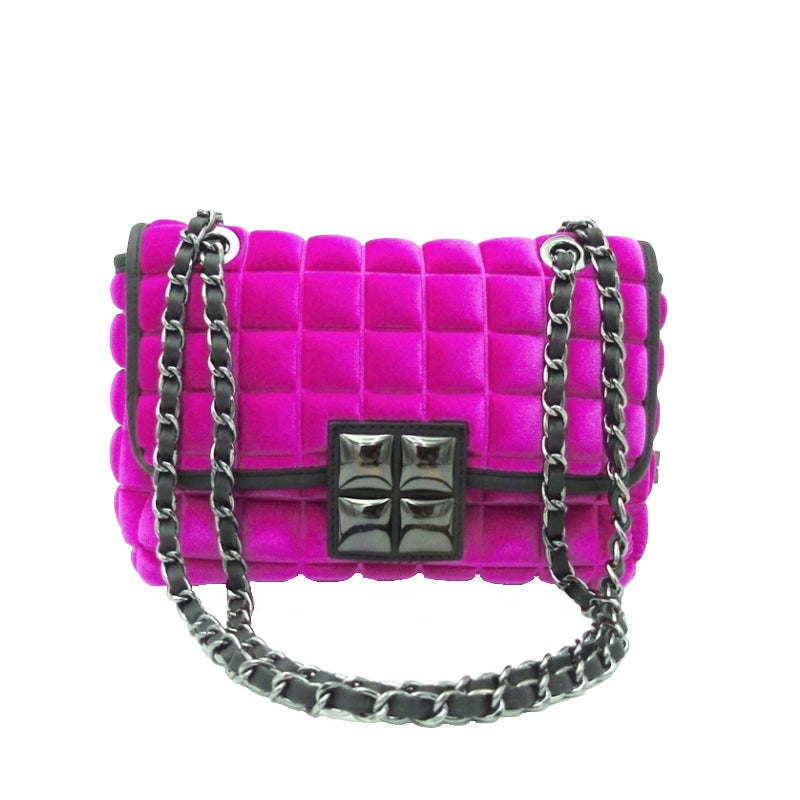Parigi small - Cube VELLUTO Fuxia